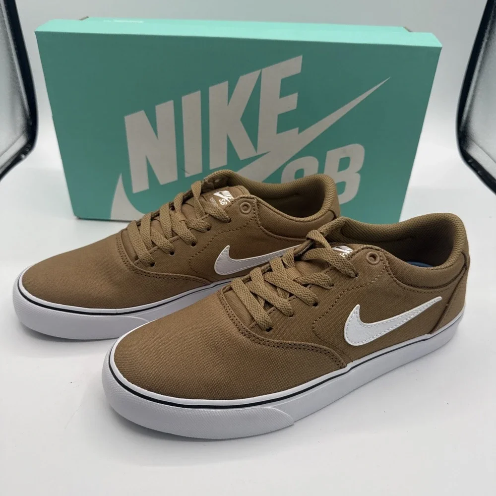 Nike Chron‎ 2 Canvas SB Driftwood DM3494-200 Size 8 Women 6.5 Men Solarsoft Sole